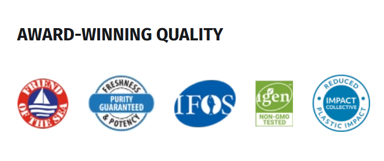 Miniatura: Elite Omega 3 Carlson Labs EPA DHA 1600 mg Aceite de Pescado 180 Capsulas