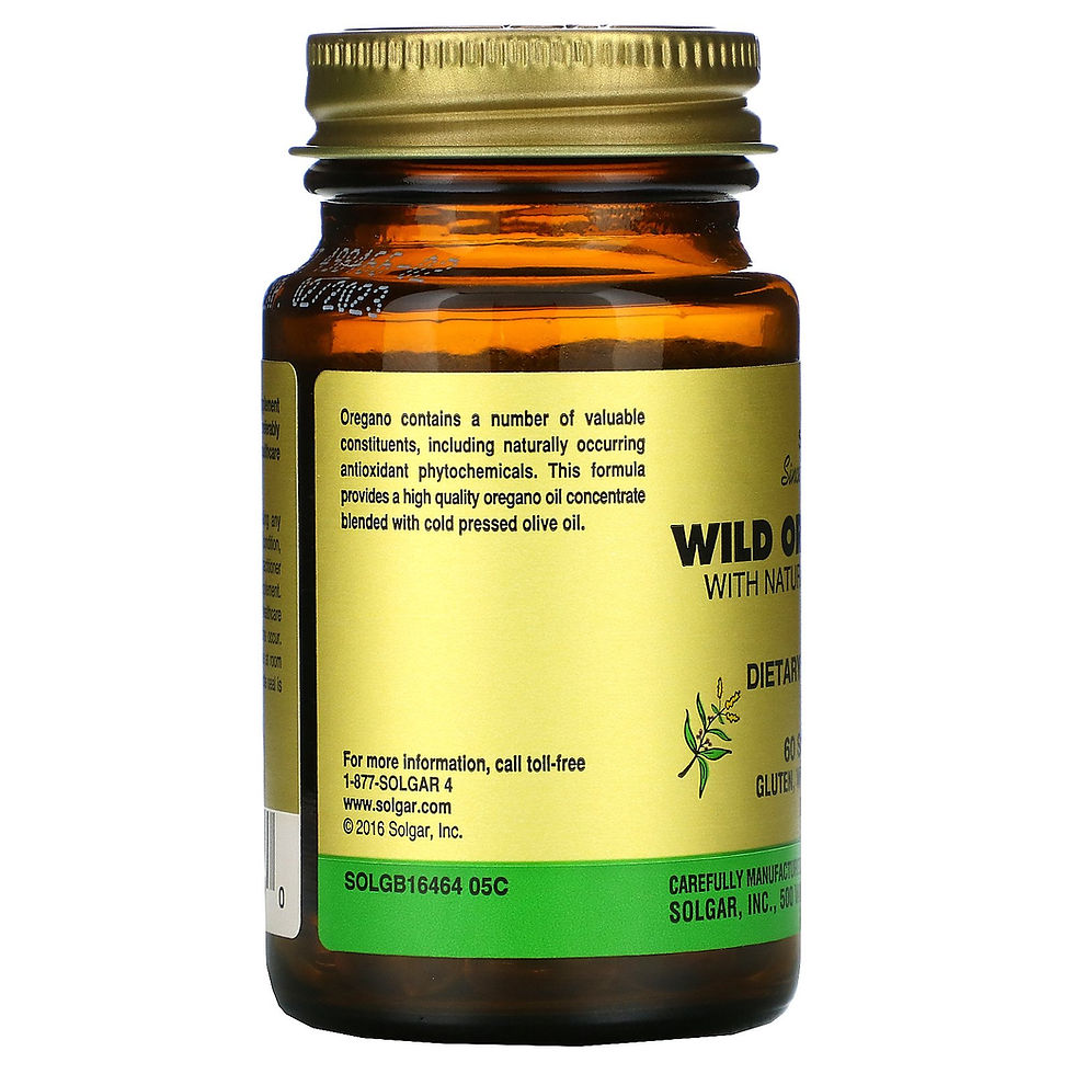 Miniatura: Wild Oregano Oil Solgar 60 Softgels