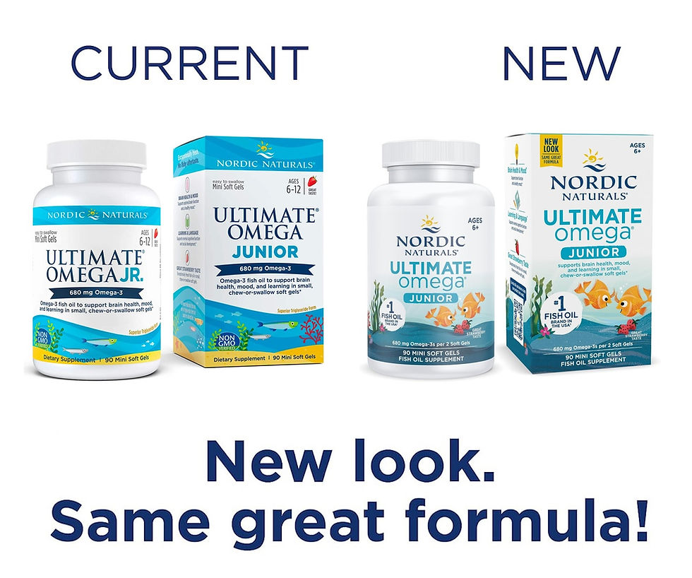 Miniatura: Ultimate Omega 3 Junior Nordic Naturals 680 mg 90 Mini Capsulas