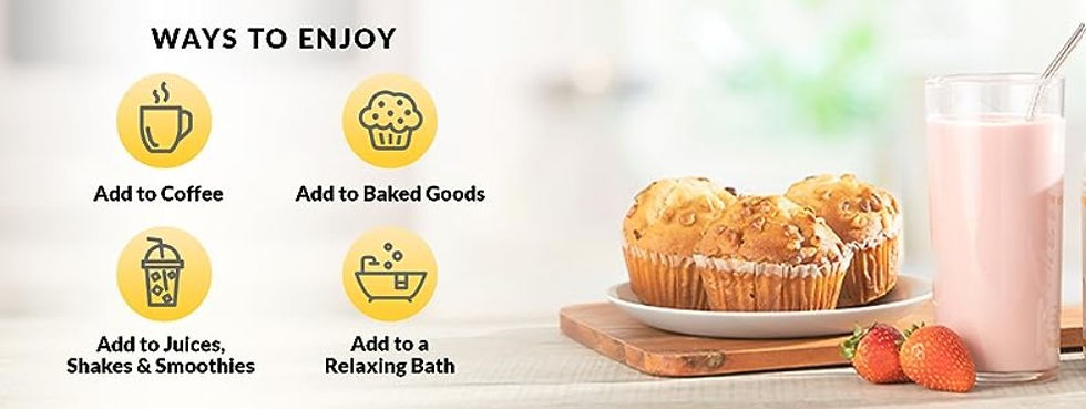 Miniatura: Colageno Hidrolizado Marino en Polvo Ácido Hialurónico California Gold 464g