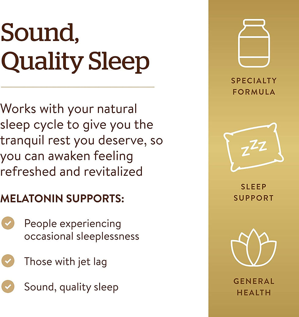 Miniatura: Melatonina Solgar 5 mg 120 Tabletas