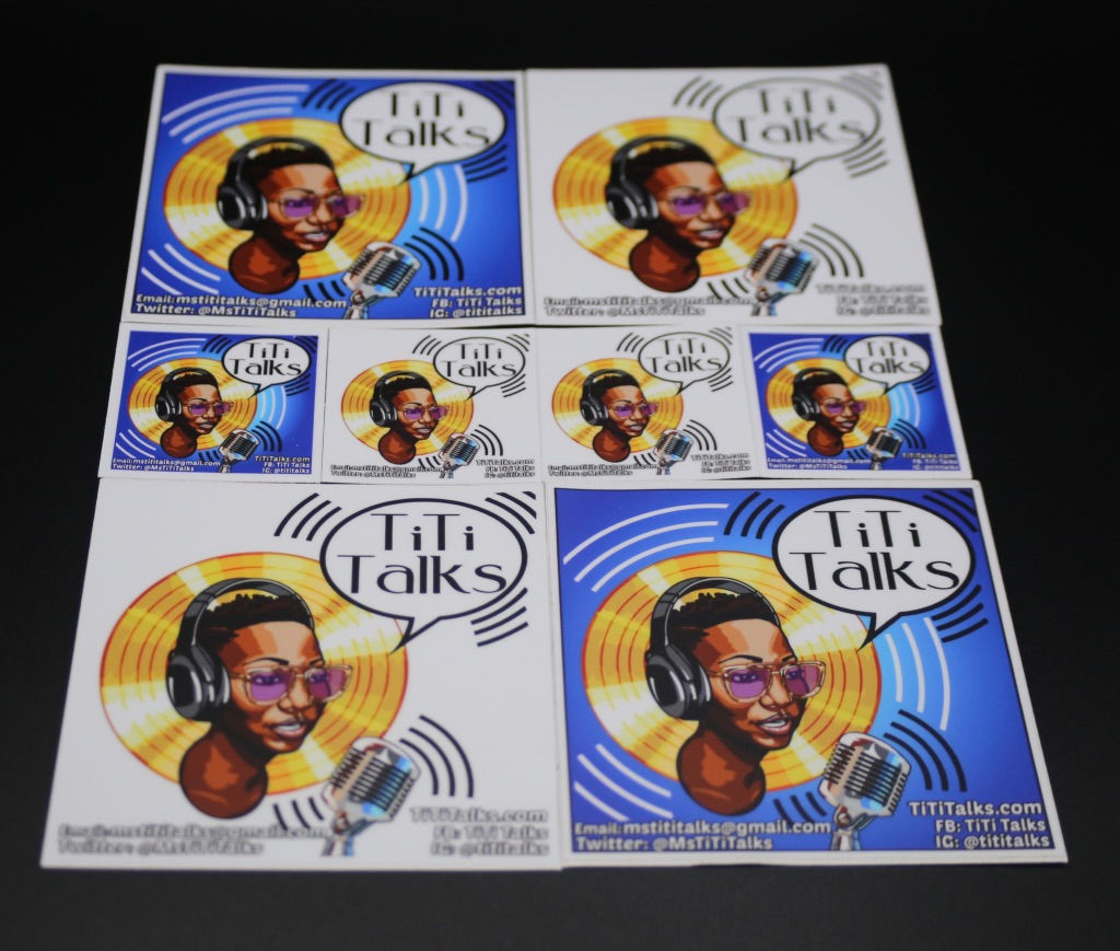 TiTi Talks 2" Stickers