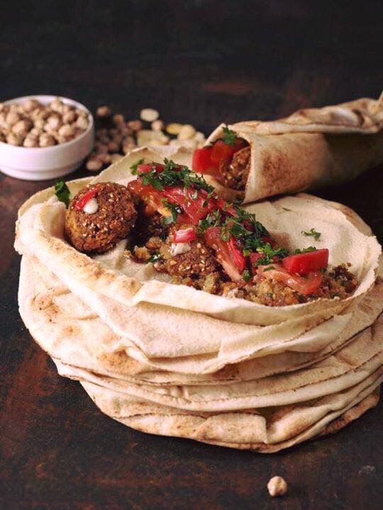 Arranged Food and Objects