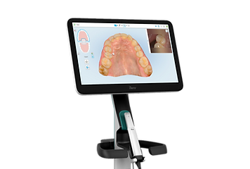 Itero scanner screen and stand