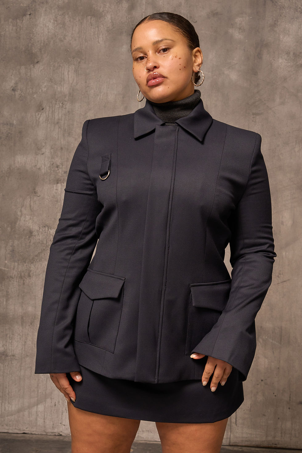 Thumbnail: The Maud Blazer - Midnight Hue