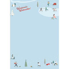 Rössler Designblätter Weihnachten 16438516600 Winterstories