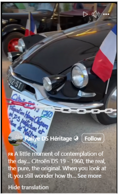 1960 Citroen Model DS 19