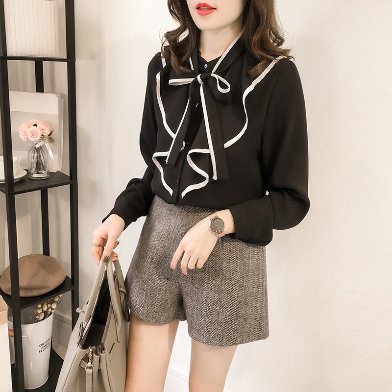 ภาพขนาดย่อ: เสื้อเกาหลี ผ้าชีฟอง
