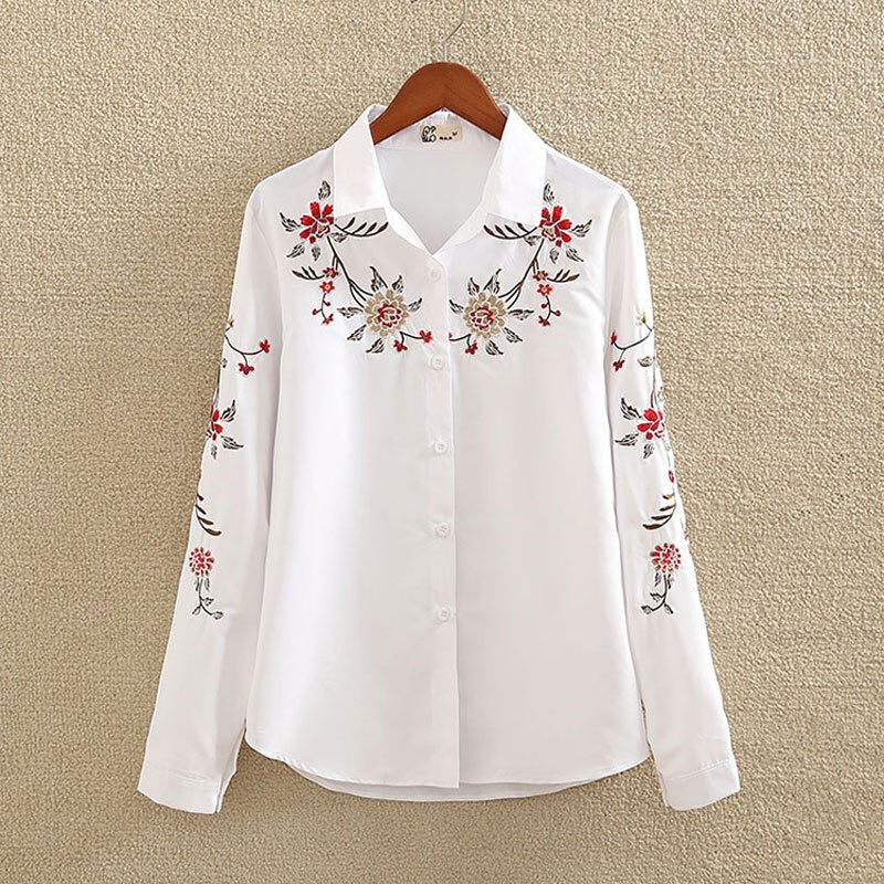 ภาพขนาดย่อ: เสื้อเชิ้ตลายปัก S-5XL