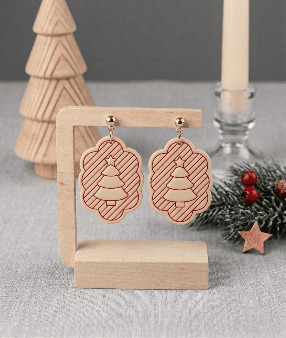 Thumbnail: Christmas Tree Charm Clay Cutter