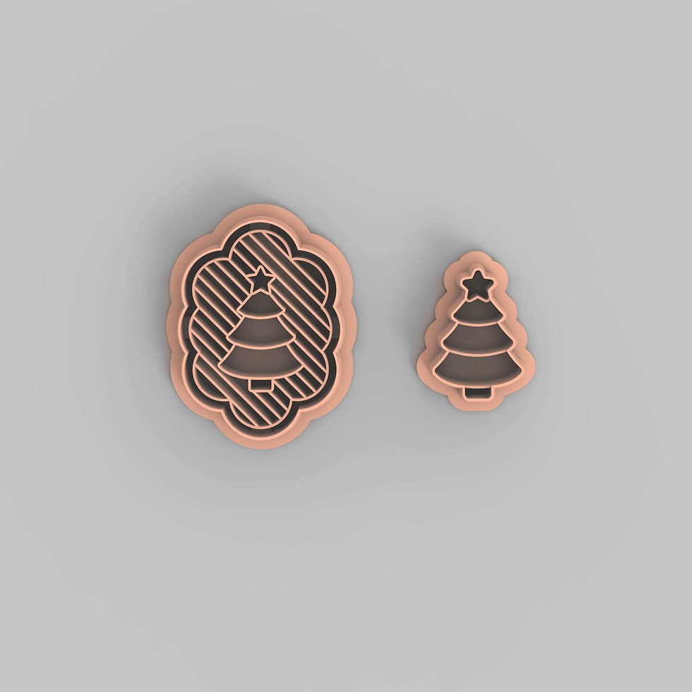Christmas Tree Charm Clay Cutter