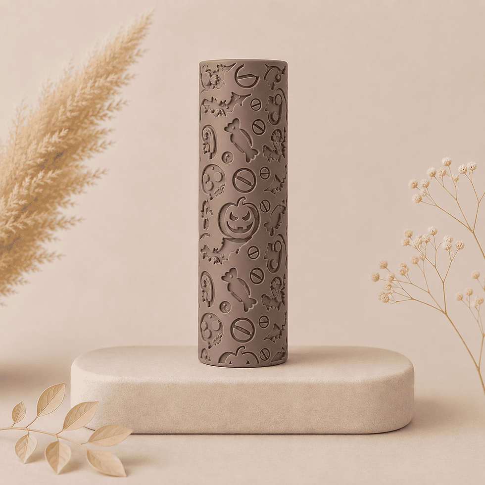 Trick or Treat Textured Clay Roller