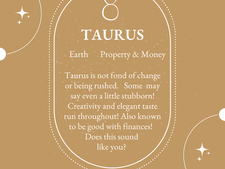 Taurus Season Begins!