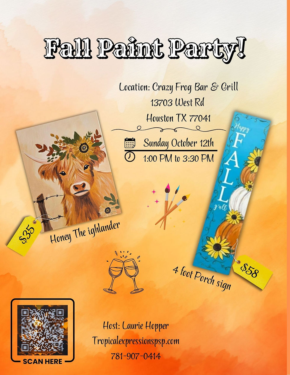 Fall Paint Party! CF
