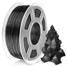 Schwarz Glitzer PLA