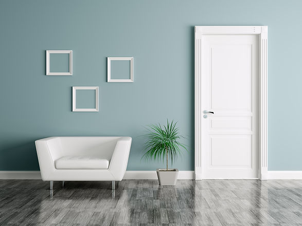Interior with door