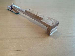 White key with missing plastic