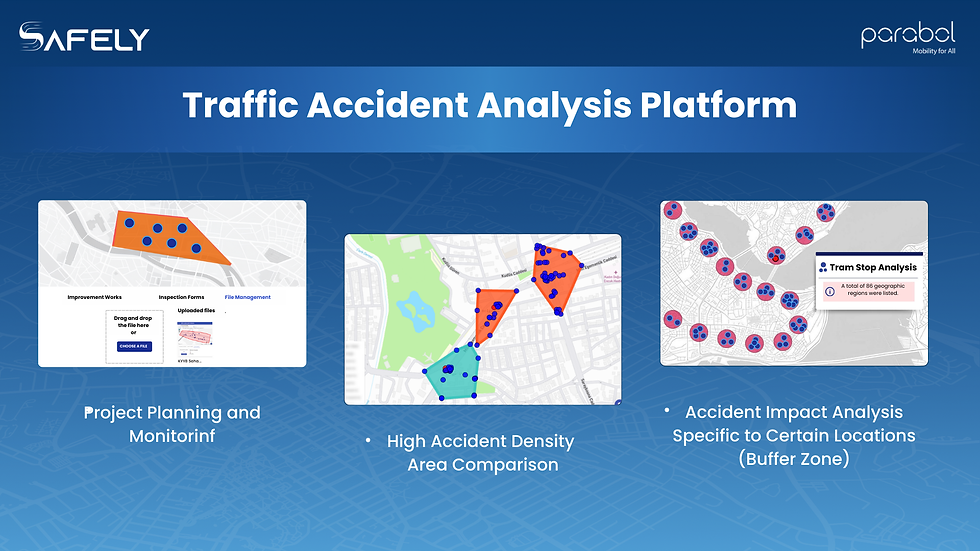 Safely trafik kazaları analiz platformu