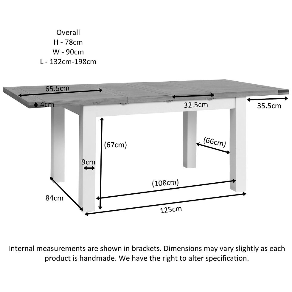 Thumbnail: Dawlish Warren Painted Dining Table With 2 Extensions