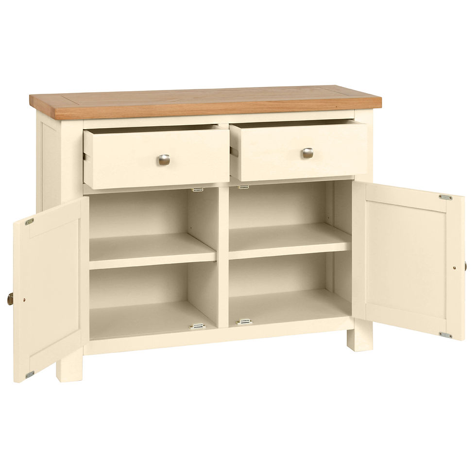 Thumbnail: Dawlish Warren Painted 2 Door Sideboard In Ivory
