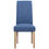 Thumbnail: Wembury Rollback Blue Fabric Dining Chair