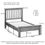Thumbnail: Dawlish Warren Rustic Oak 3ft Slatted Bed