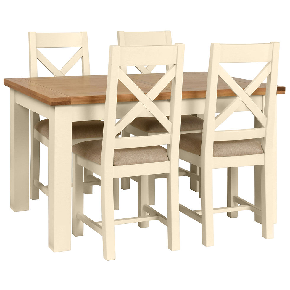Thumbnail: Dawlish Warren Painted Dining Table With 2 Extensions