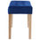 Thumbnail: Anstey Small Velvet Dining Bench 90cm In Ocean