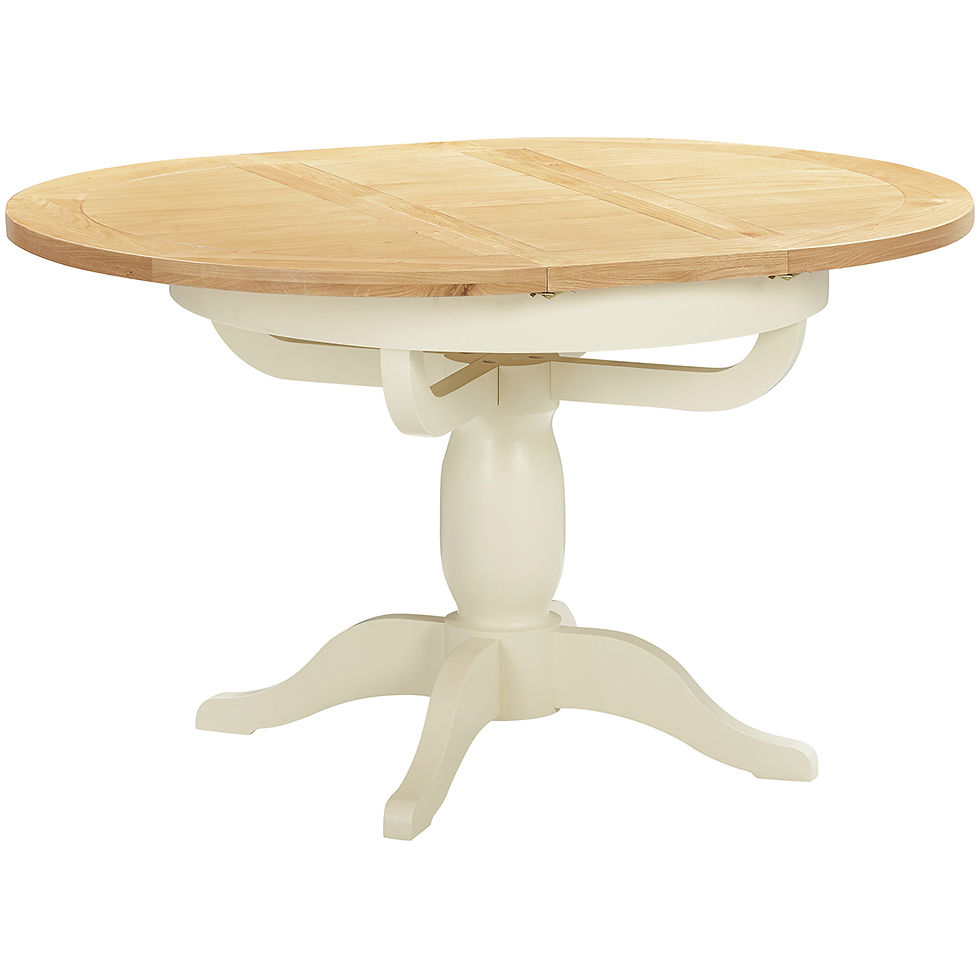 Thumbnail: Dawlish Warren Painted Round Extended Pedistal Dining Table