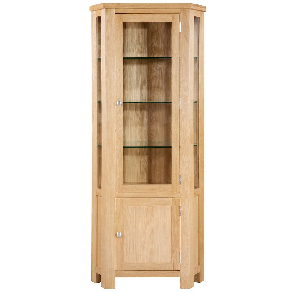 Thumbnail: Dawlish Warren Oak Glazed Corner Display