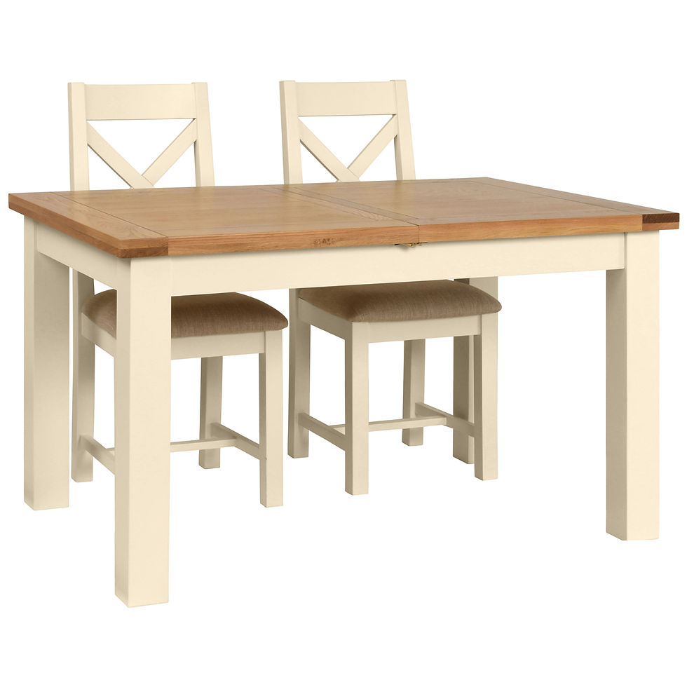 Thumbnail: Dawlish Warren Painted Dining Table With 2 Extensions