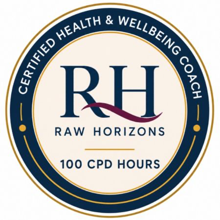 Raw Horizons Certified Health and Wellbeing Coach, 100 CPD hours