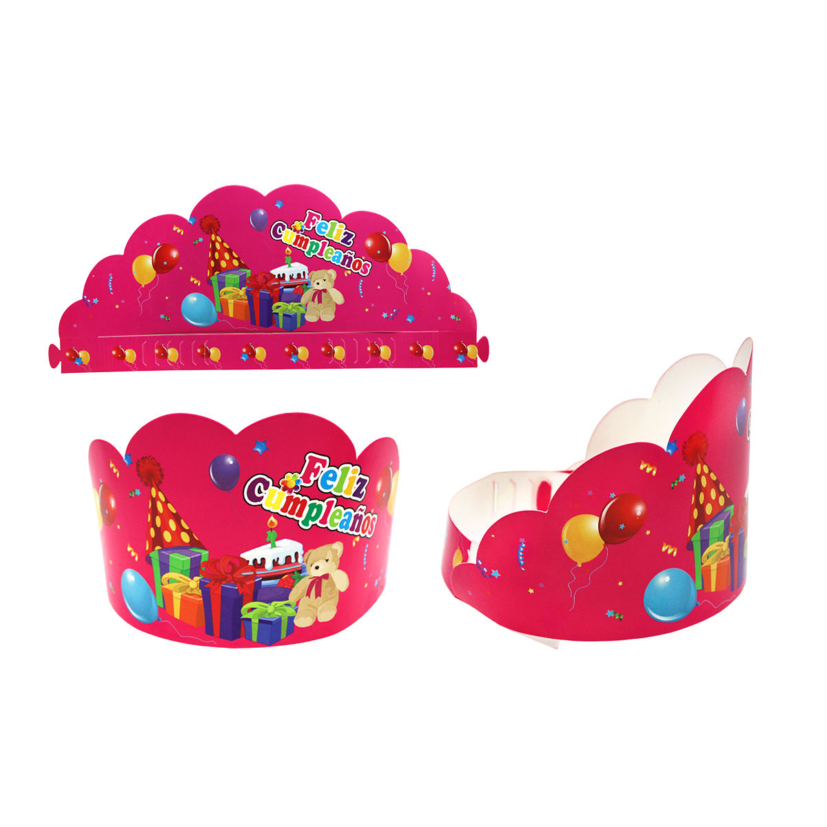 Corona feliz cumpleaños 