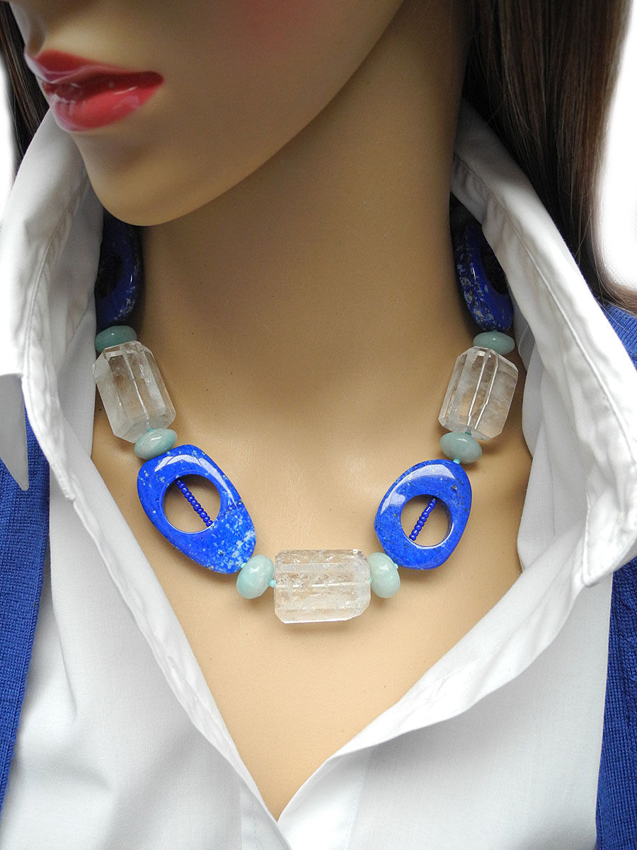Thumbnail: When a Lapis Necklace is Lit by the Frost of Crystal