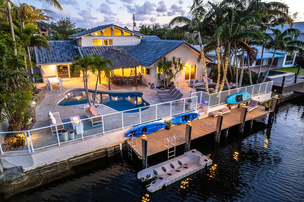 Elegant Waterfront Home with Private Dock and Pool in Fort Lauderdale