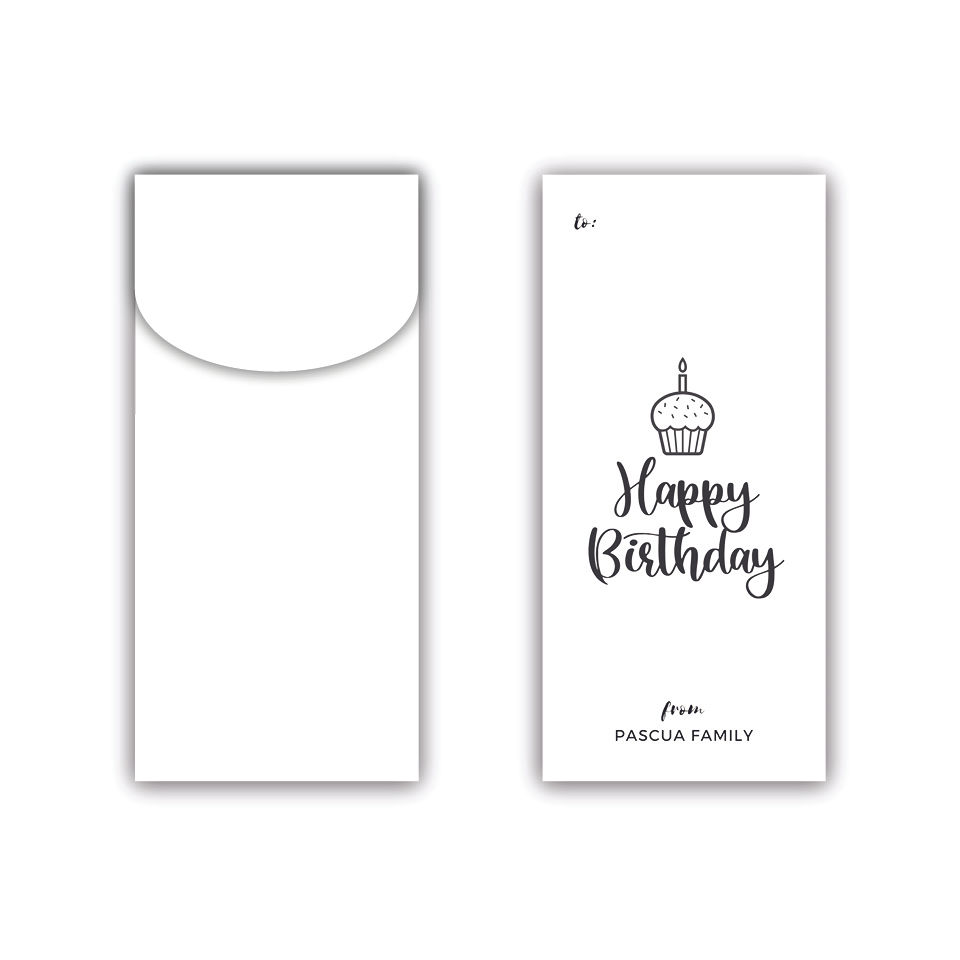 Thumbnail: Personalized All Occasion Money Envelope  |Happy Birthday