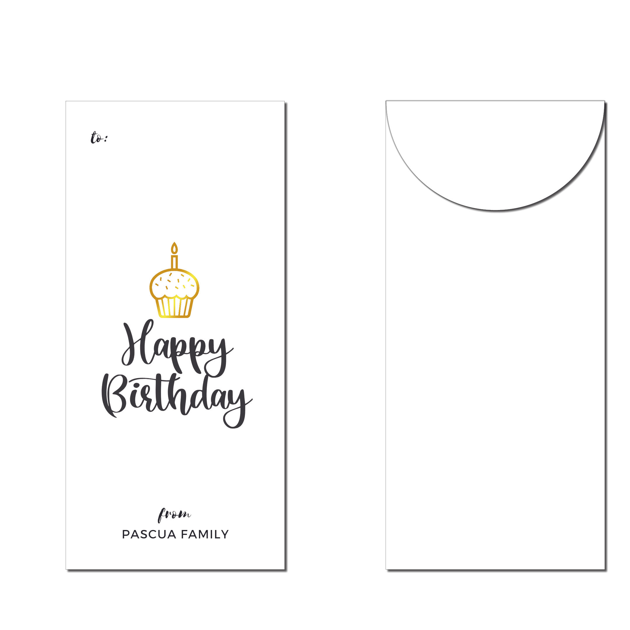 Personalized All Occasion Money Envelope |Happy Birthday