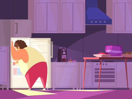 Compulsão alimentar, acontece comigo.