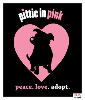 Pittie in Pink non-profit- logo-_ for Laura Love_ illustration and design by Rose Haywood