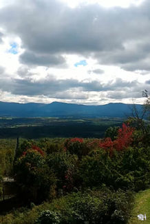 mountains in the fall with chimes_ filmed by Rose Haywood