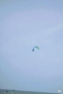 kite-surfing in the wild wind_ by Rose Haywood