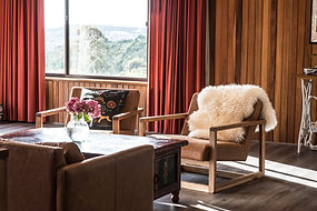 Luxury accommodation Hobart Tasmania living room