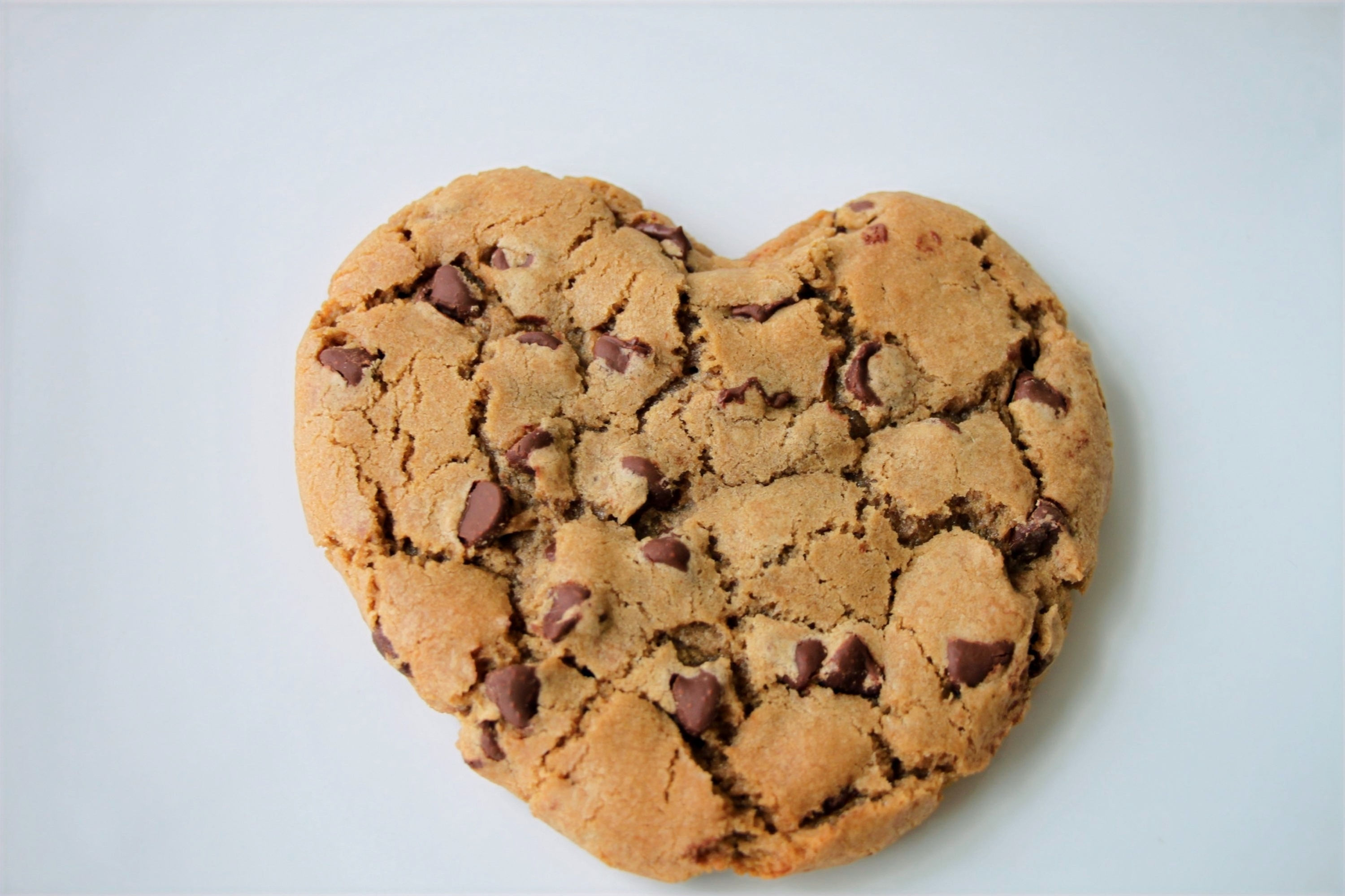 Heart Chocolate Chip Cookies