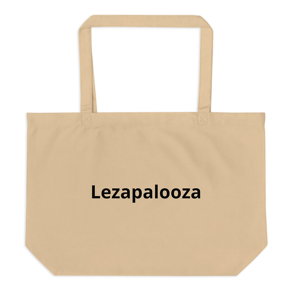 Thumbnail: Wild Lesbian LG organic tote bag