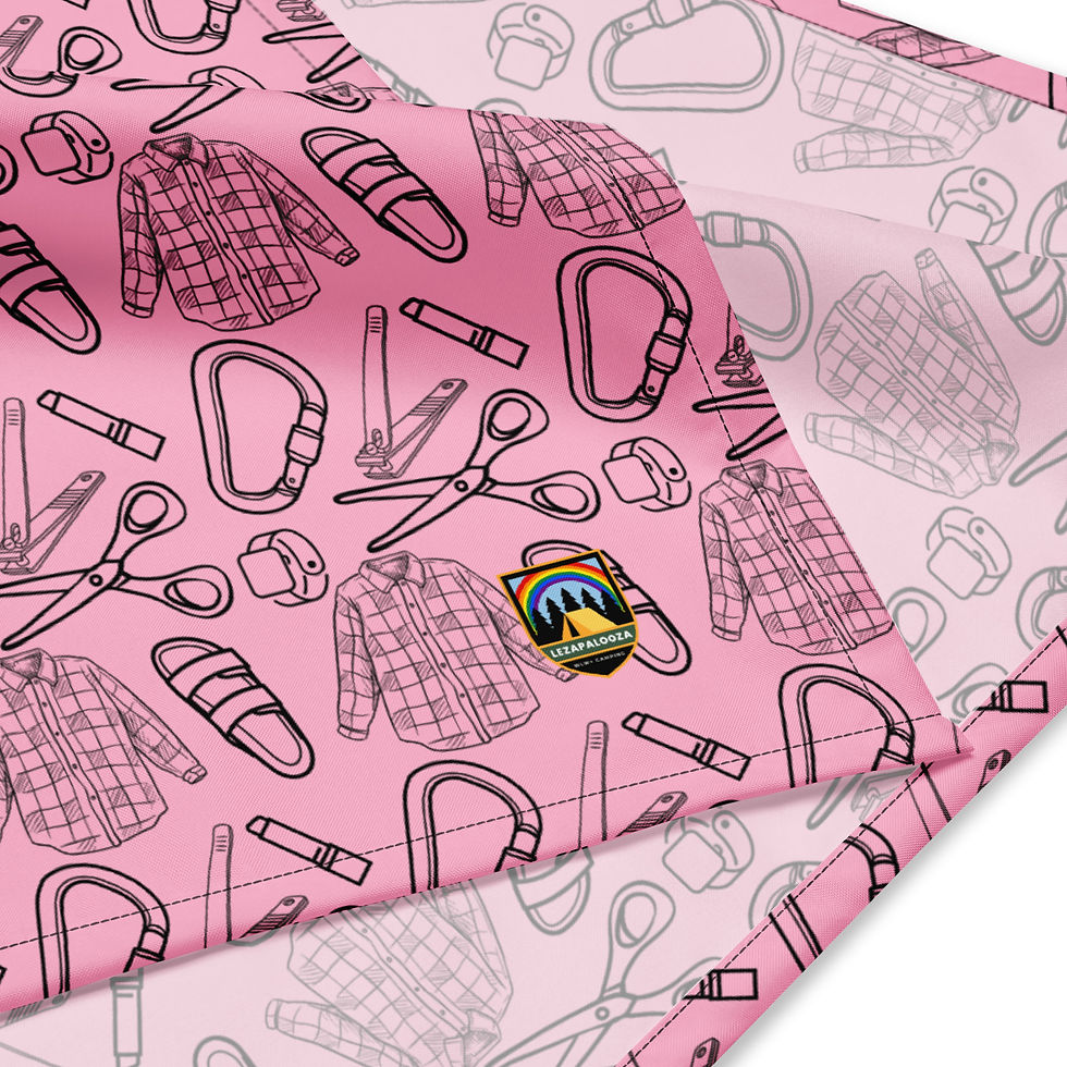 Thumbnail: Lesbian Print All-over print bandana copy