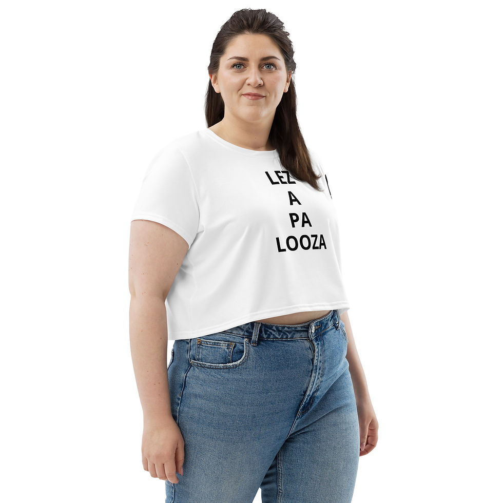 Thumbnail: Lez-a-pa-looza Crop Tee