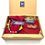 Miniatura: Kit Pashmina Roja con Tapabocas y Aretes