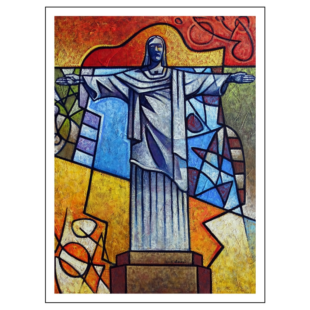 AOS PÉS DO REDENTOR- 70 X 51 CM.