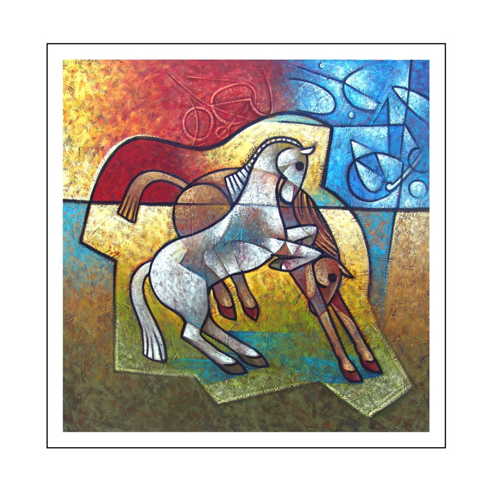 SANGUE SELVAGEM - 60 X 60 CM.