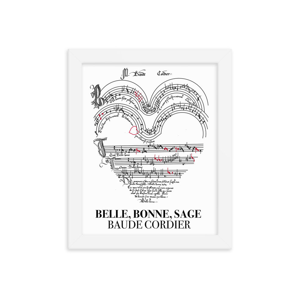 Thumbnail: Belle, Bonne, Sage - Baude Cordier Framed Print